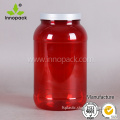 5000ml red round screw top PET plastic bottle/ PET bottle with spoon